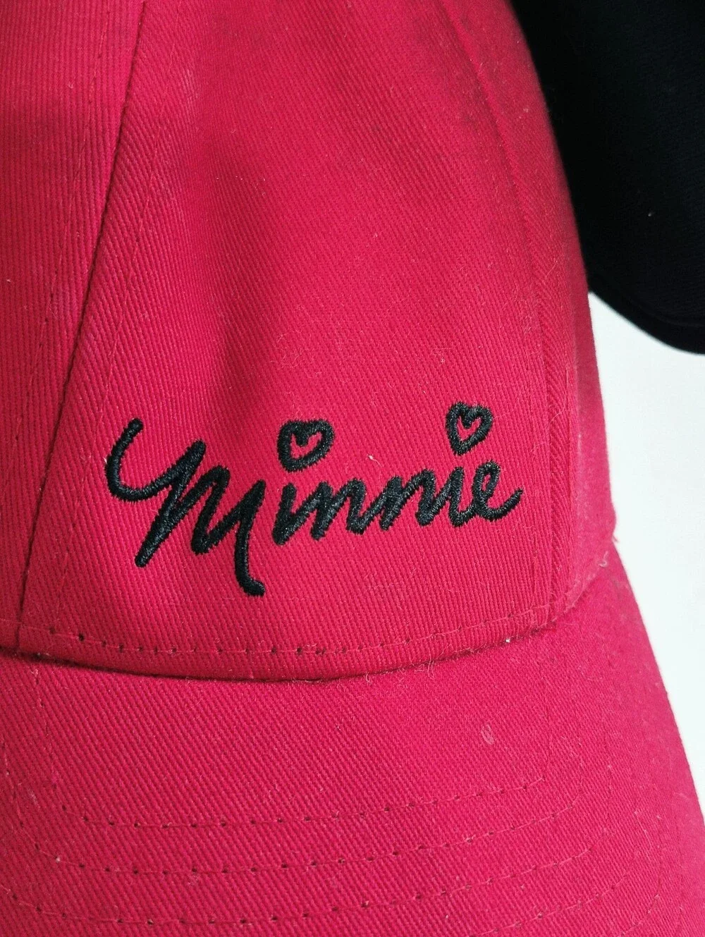 Minnie Mouse Red Polka Bow Baseball Cap